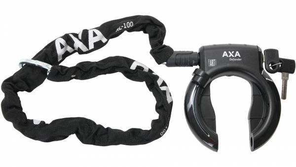 Antivol de cadre et chaîne enfichable Axa Defender (installation incluse)
